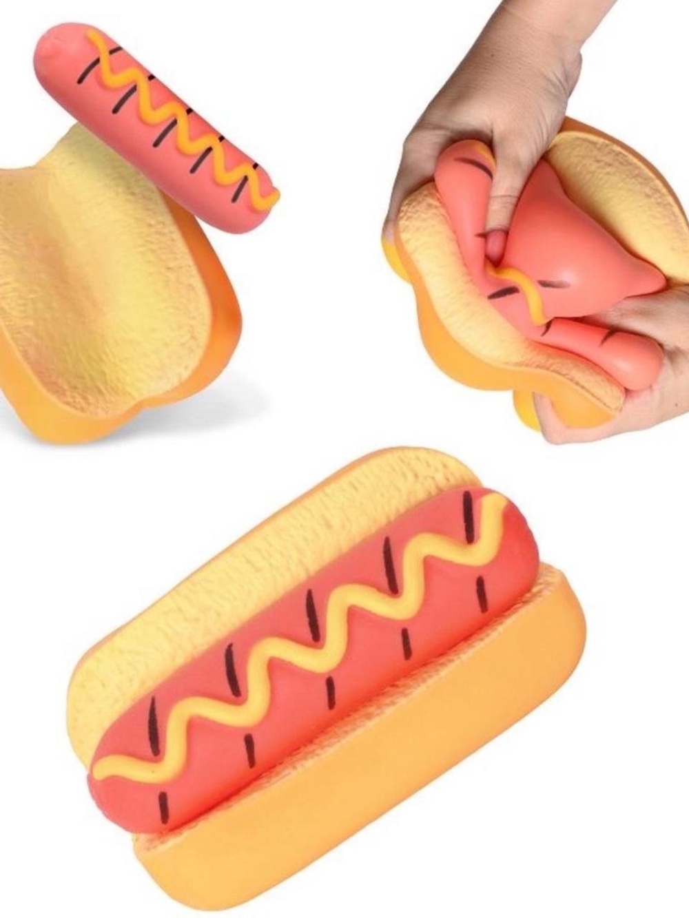 NIB Sunny Days Squeeezy Hot Dog Squishy - RARE find! - Picture 3 of 4